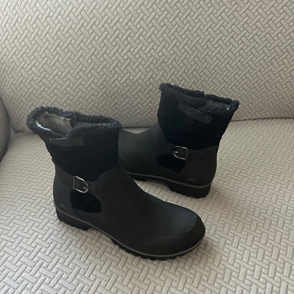 JBU by JAMBU  Gabriella Water Resistant Moto Boot  BLACK 8 W - Picture 2 of 9